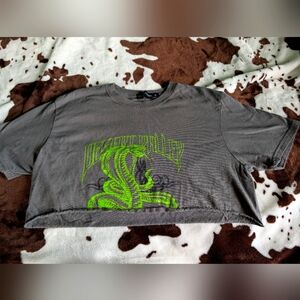 PrettyLittleThing Desert Valley Cropped Tee!